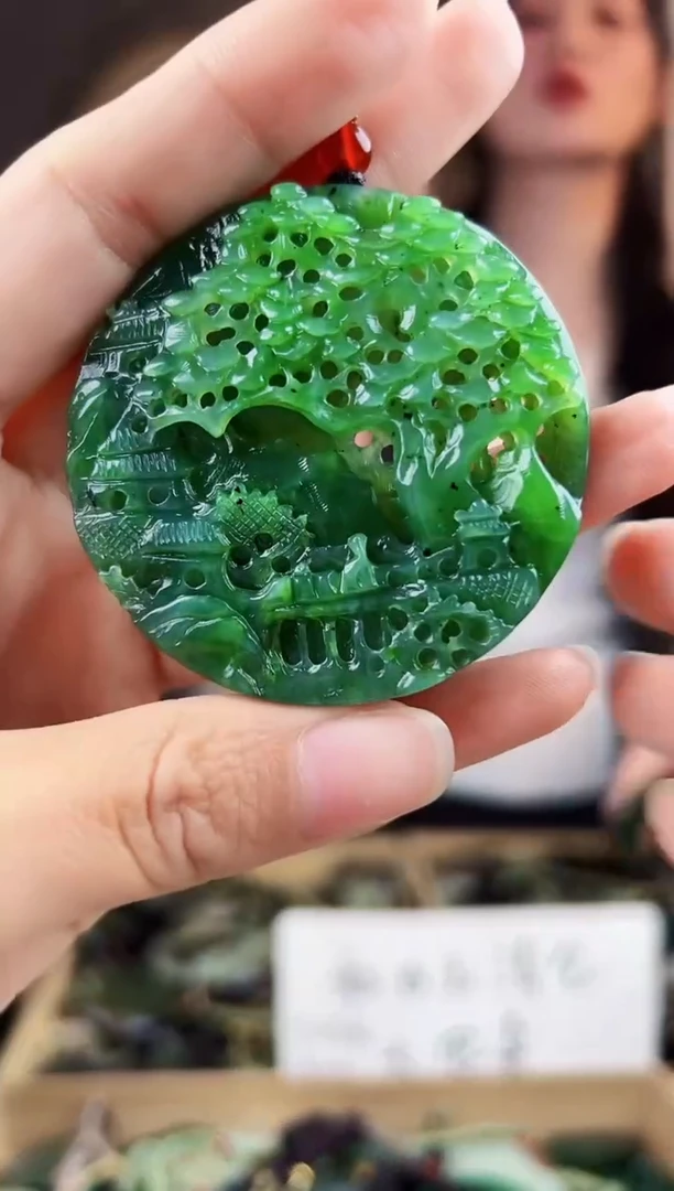 颈饰未镶嵌和田玉拍一发一，多样性发货