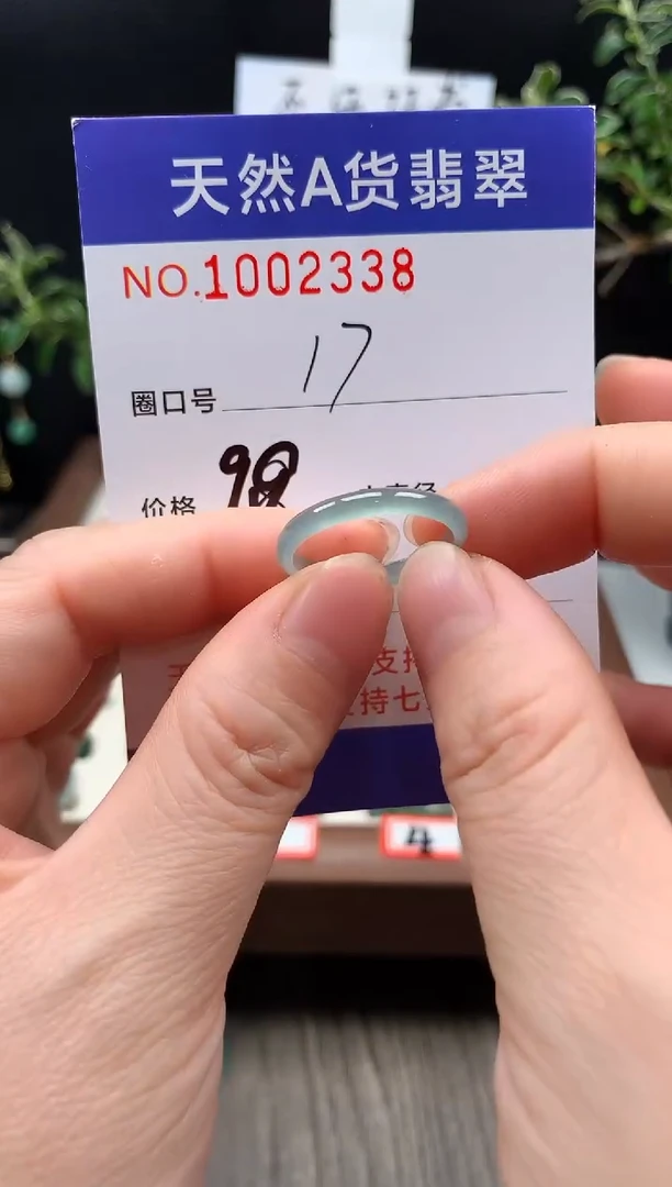 未镶嵌戒指翡翠17#