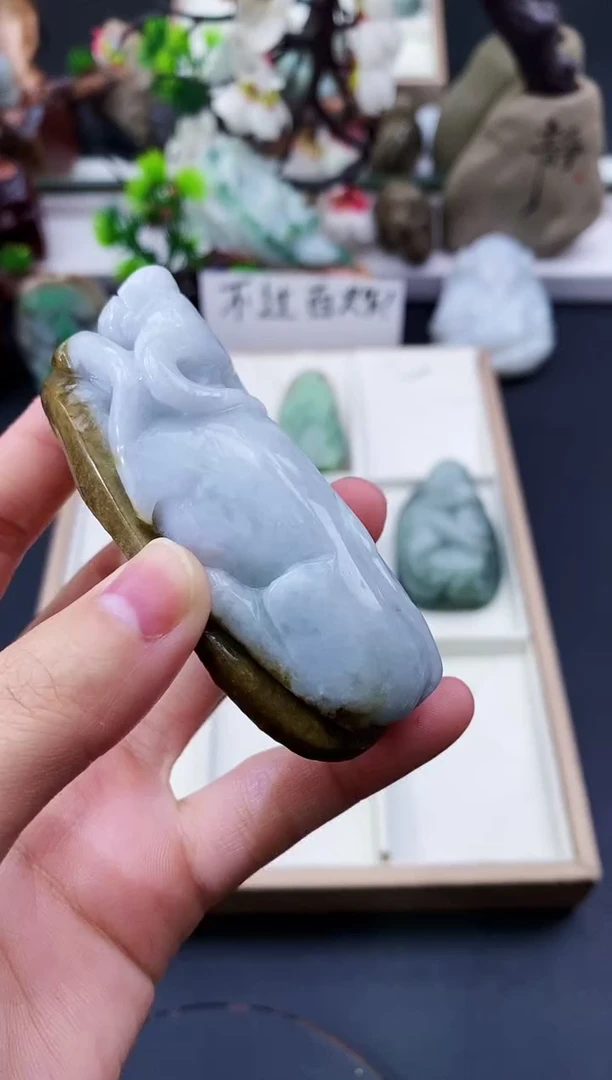 颈饰未镶嵌翡翠天然缅甸A货翡翠