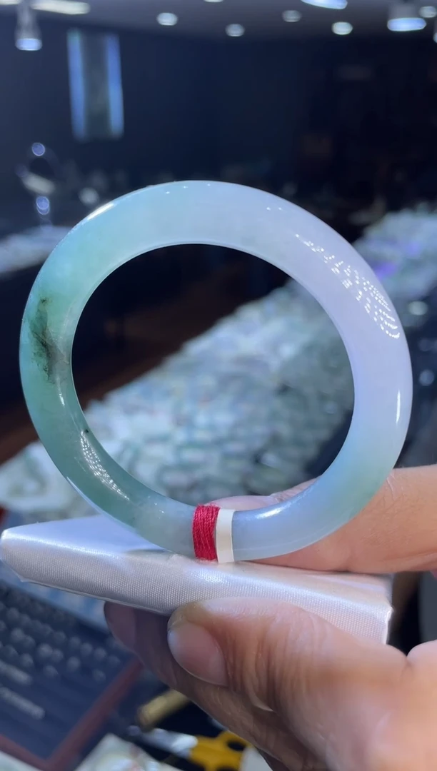 未镶嵌手镯翡翠圆条52-53