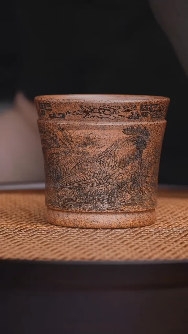 宜兴全手工紫砂杯