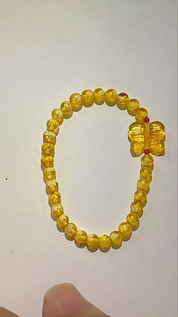 未镶嵌琥珀手串琥珀