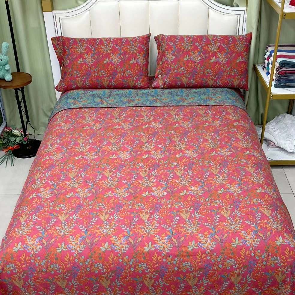 轻奢复古四件套--花花世界-（加大）