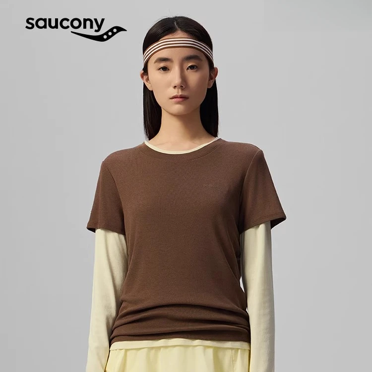 Saucony索康尼女子都市生活经典松身个性两件套组合长袖针织衫