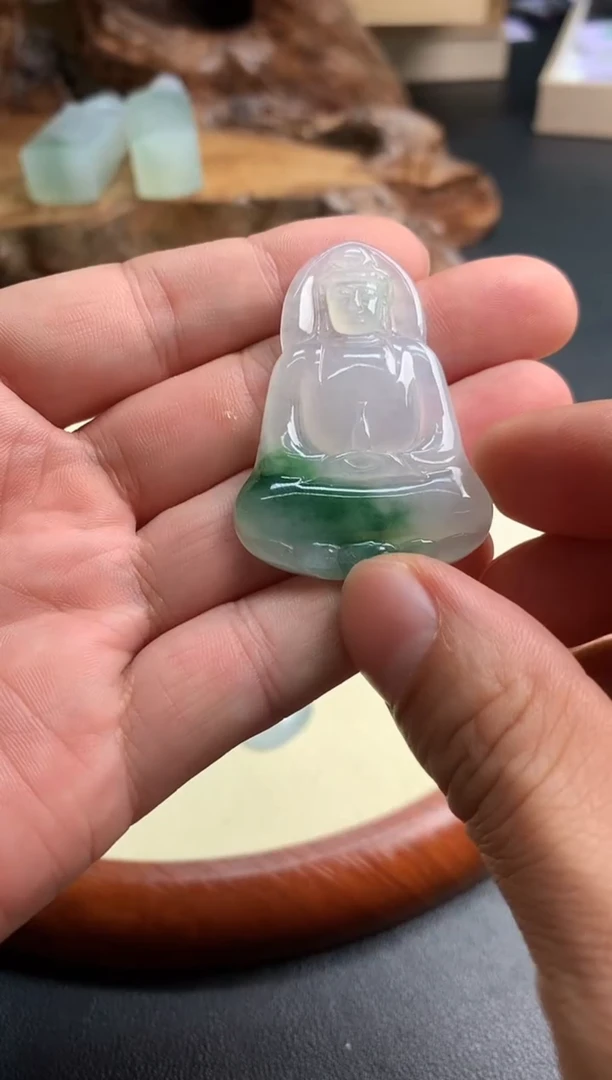 吊坠(不含链)未镶嵌翡翠翡翠饰品-156