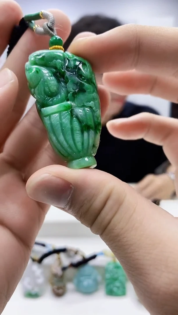 未镶嵌定制翡翠4688bb-毛货挂件8