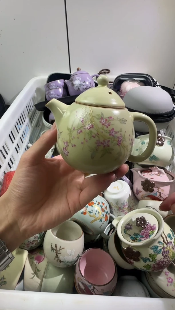 杯韵泥紫藤龙蛋茶壶