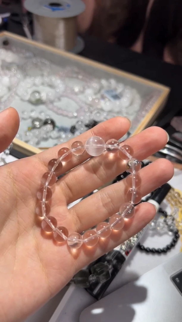 【闪购商品】水晶手链未镶嵌9mm白水晶diy