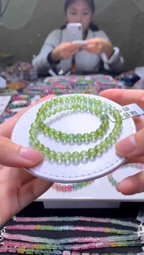 未镶嵌手串碧玺A22【天然碧玺】