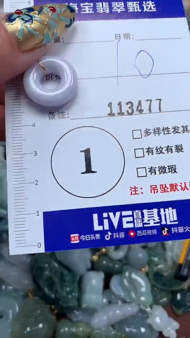 颈饰未镶嵌翡翠113477