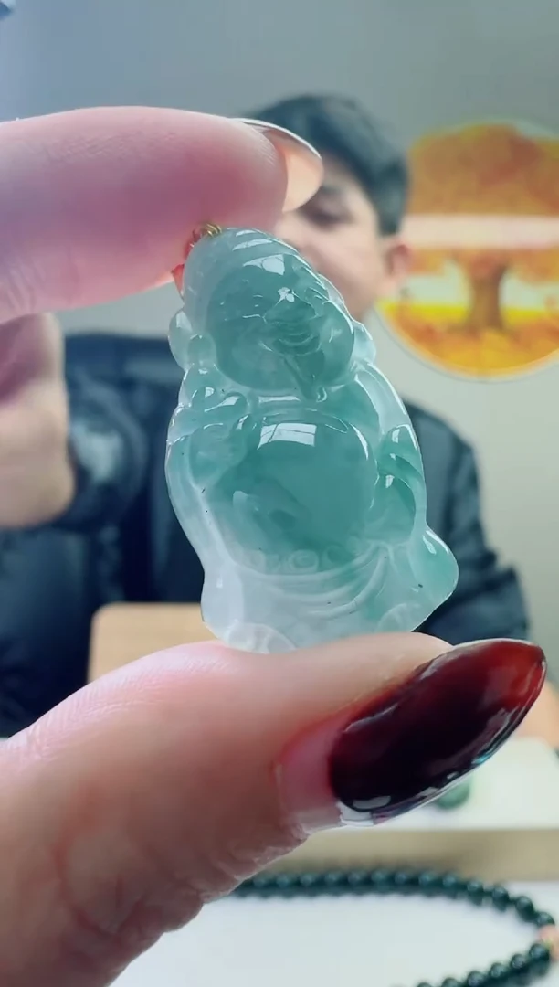 颈饰未镶嵌翡翠天然A货翡翠  多样性随机发其一