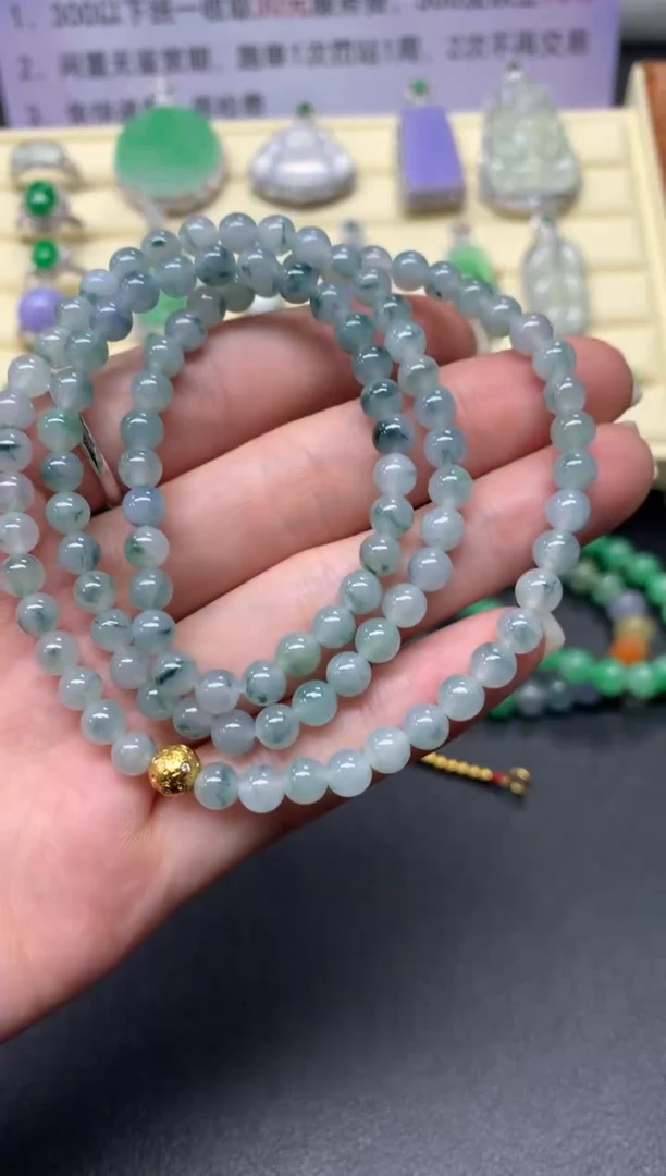 【闪购商品】翡翠项链未镶嵌珠链|300+30