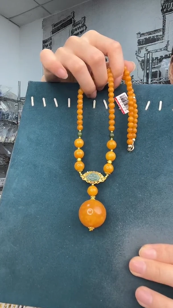 裸石琥珀未镶嵌天然蜜蜡A0691