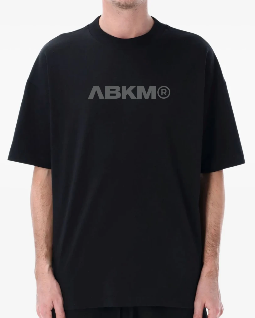 ABKM速壳潮牌索罗娜凉感字母印花夏季短袖T恤休闲运动宽松版型