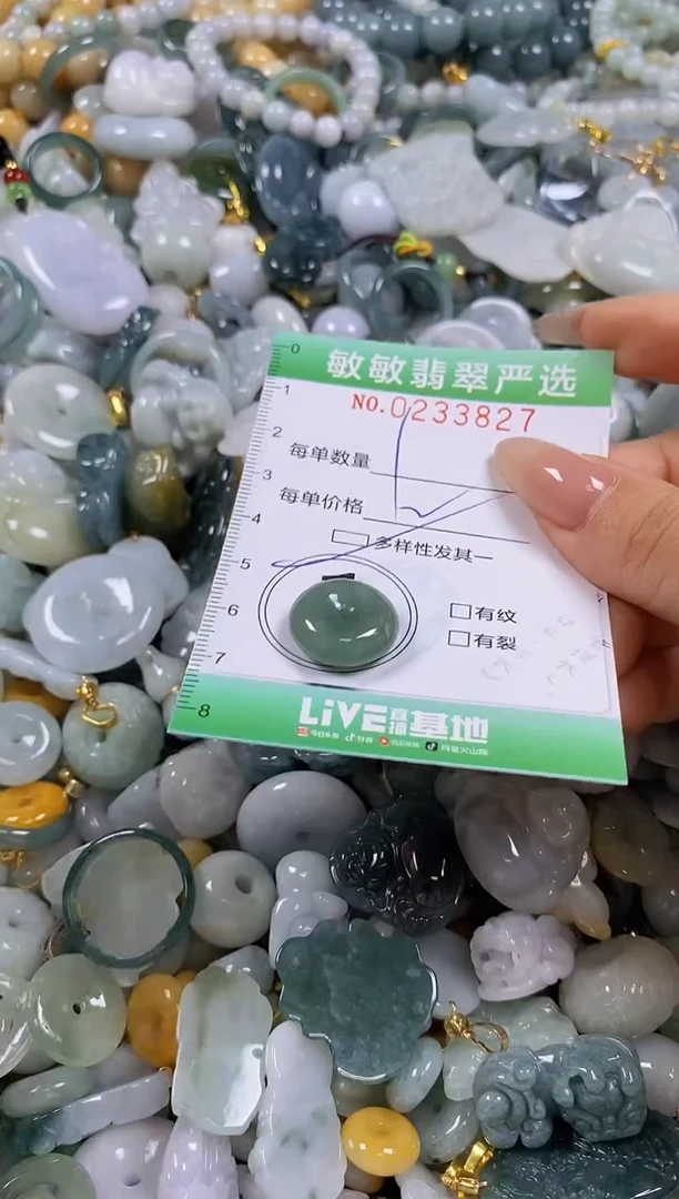 翡翠未镶嵌颈饰闪购0233827多样性发其一