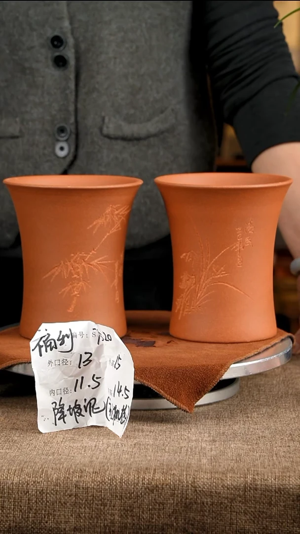 紫砂花盆花卉工艺7520