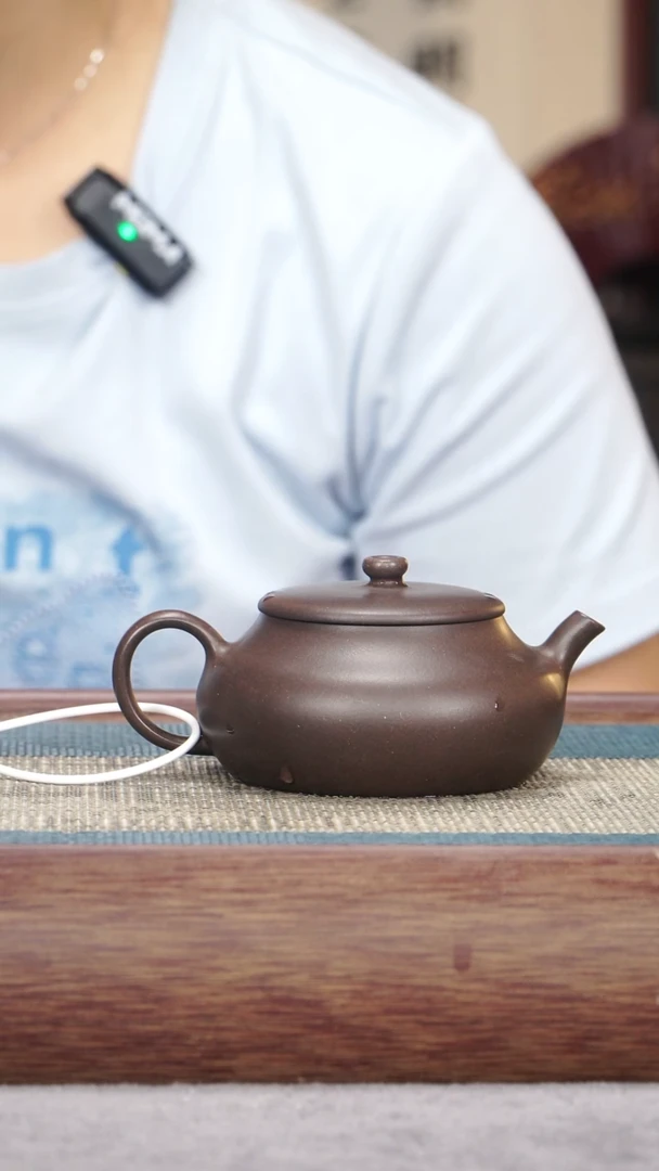 茶壶紫砂黑星土 明炉