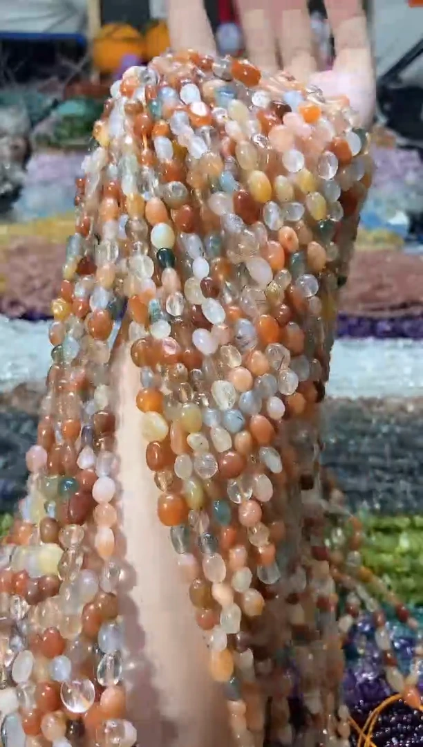 水晶珠宝半成品未镶嵌彩兔毛