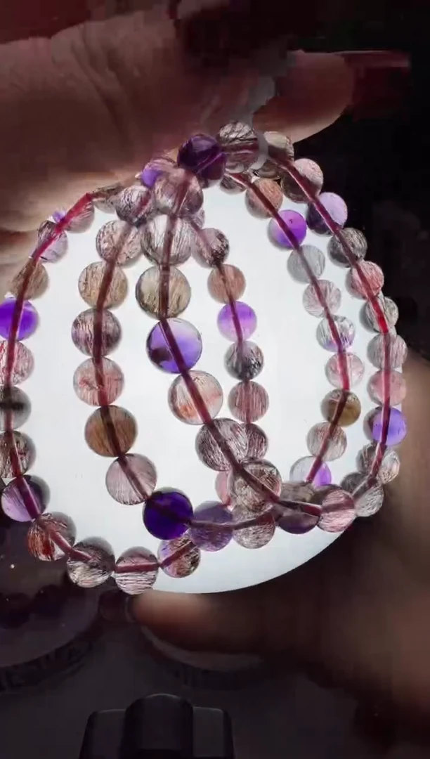 【闪购商品】水晶手串未镶嵌超七手串8m+多样性发一 X37864