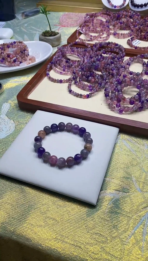 【闪购商品】水晶手串未镶嵌超七手串10mm 多样性发一