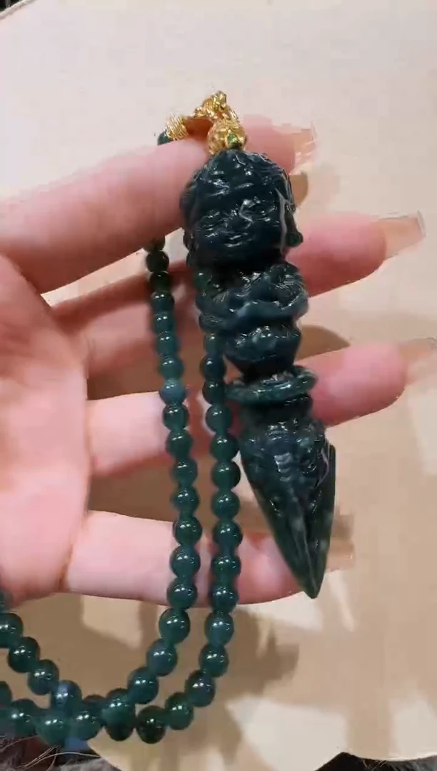 【闪购商品】翡翠颈饰未镶嵌国风