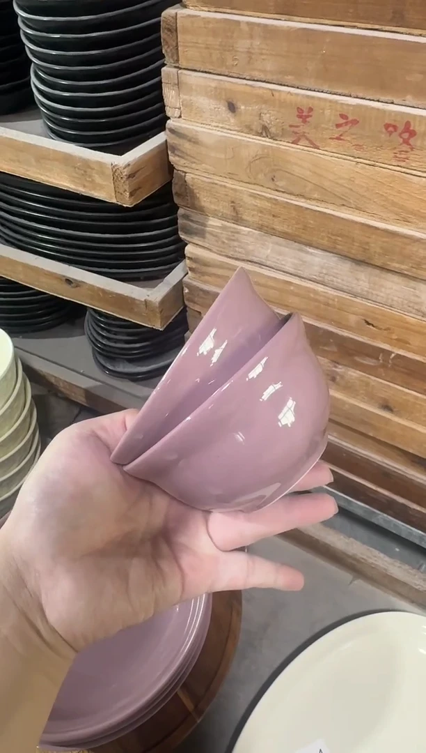 摆件星黛紫饭碗2个装