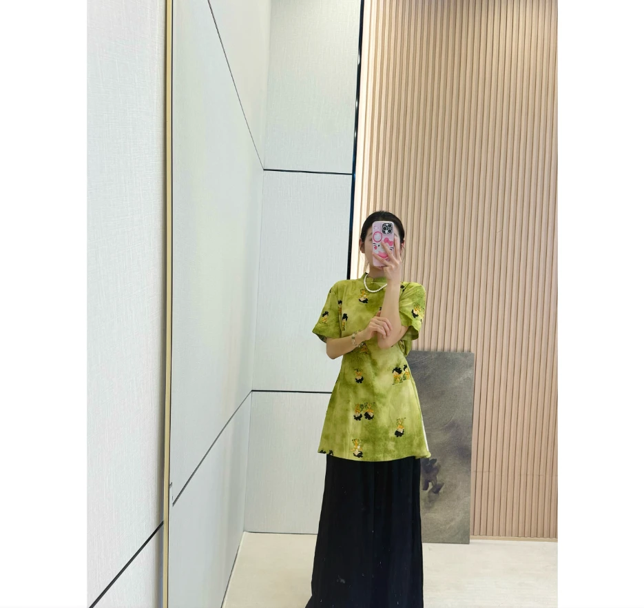 【只此青绿】新中式 连衣裙 复古显瘦中国风