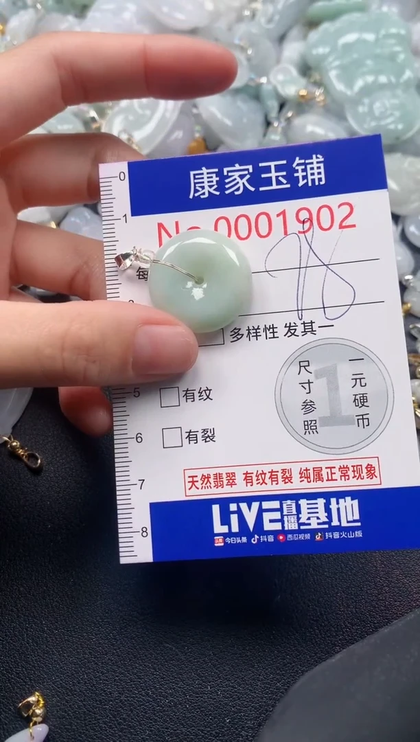 吊坠(不含链)未镶嵌翡翠1902