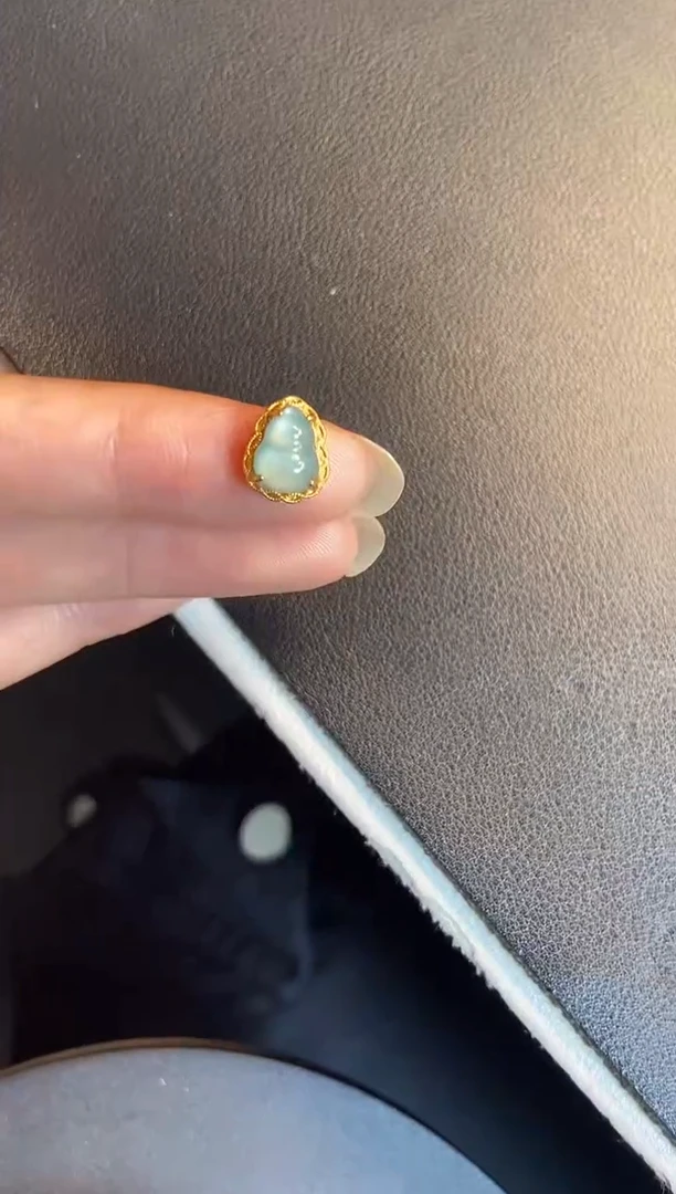 吊坠(不含链)银S925镶嵌翡翠1