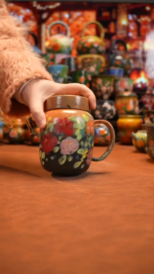 油画   釉下彩   杯子