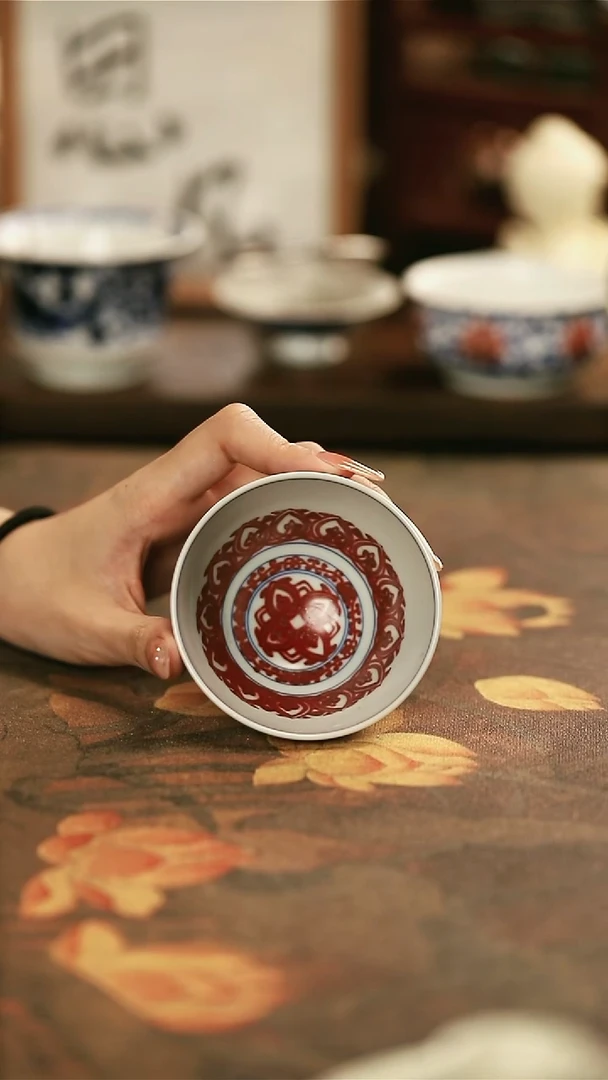 陶瓷手工手绘茶器-64