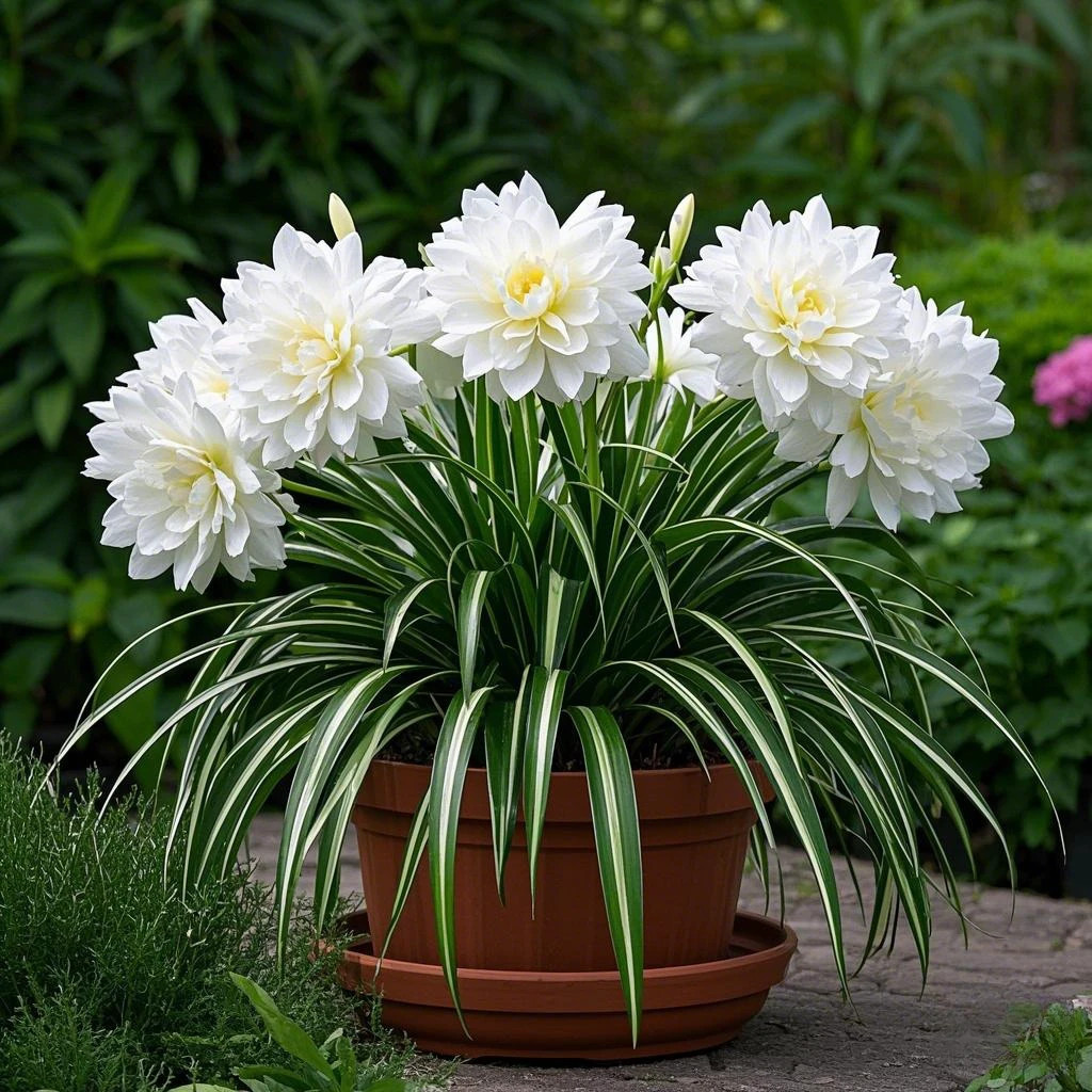 【新晋品种】金娃娃吊兰大花重瓣浓香型球根盆栽室外耐寒热花卉绿植