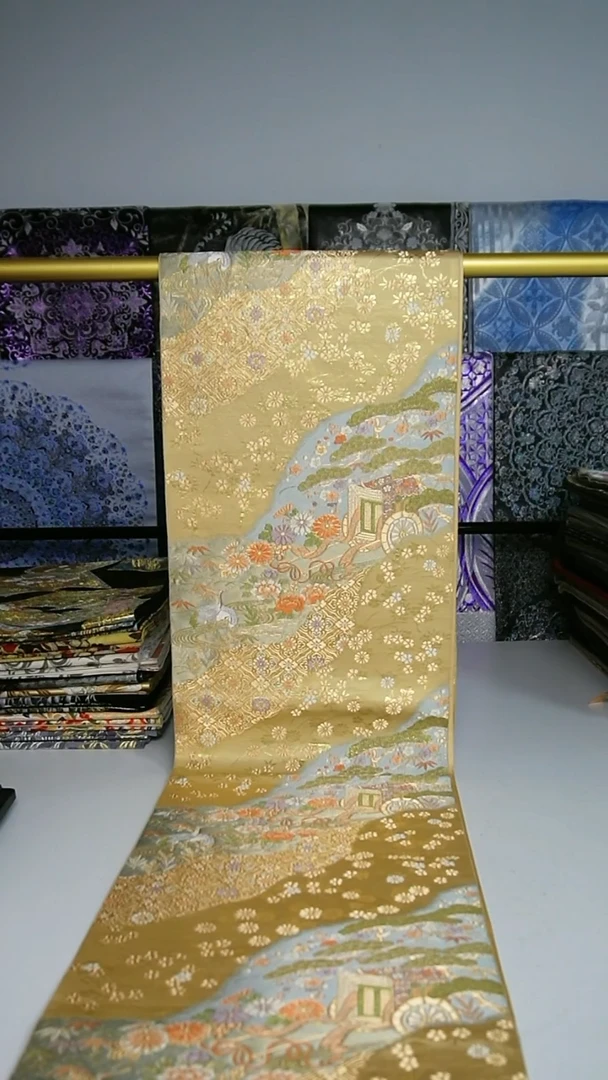 织绣西阵织放漏花车