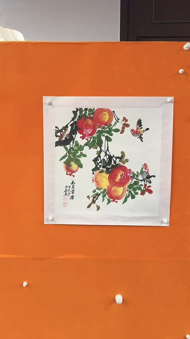 【闪购商品】国画明锐花鸟绘画作品