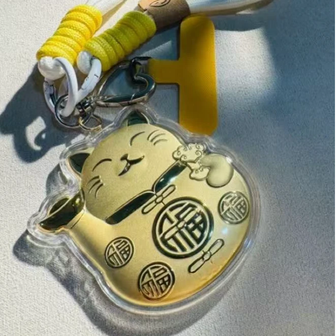 深圳水贝新款【纳福猫】挂件送礼节日礼物