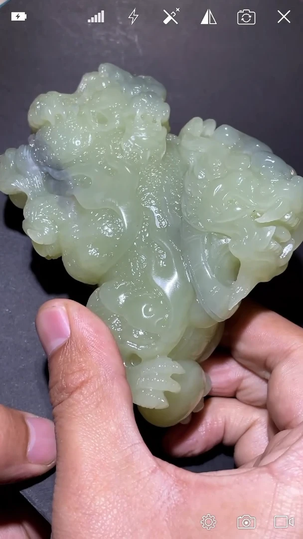 未镶嵌和田玉摆件大貔貅 PP