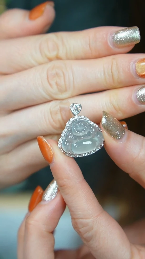 【闪购商品】翡翠挂件18K金镶嵌49号-吊坠/姿/3