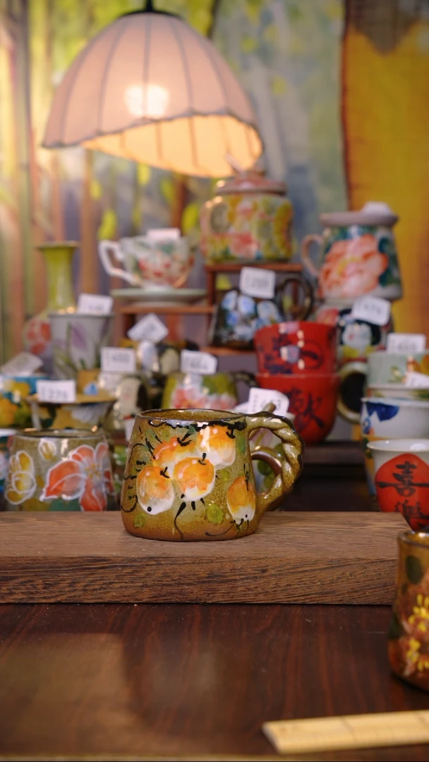 摆件泥垚手作 景德镇手工手绘器物