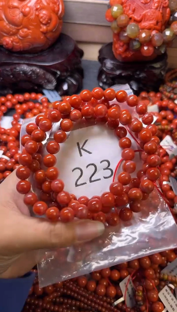 未镶嵌南红玛瑙珠宝奇石K223-8