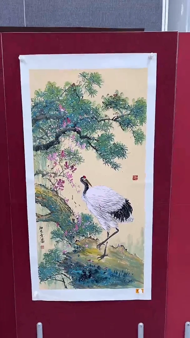 国画柳晓叶绘画8pc花鸟