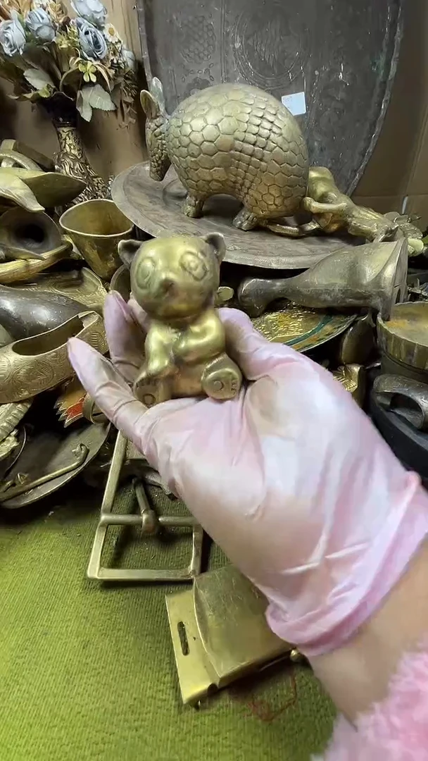 古*张亿锦铜回流铜器摆件28