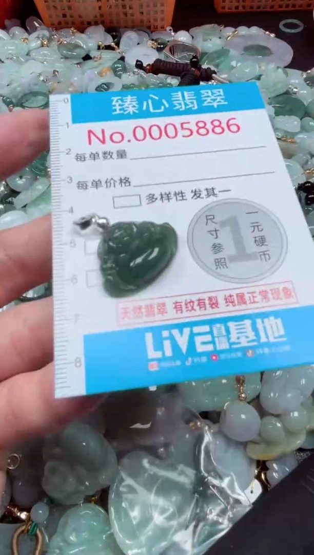 颈饰未镶嵌翡翠5886