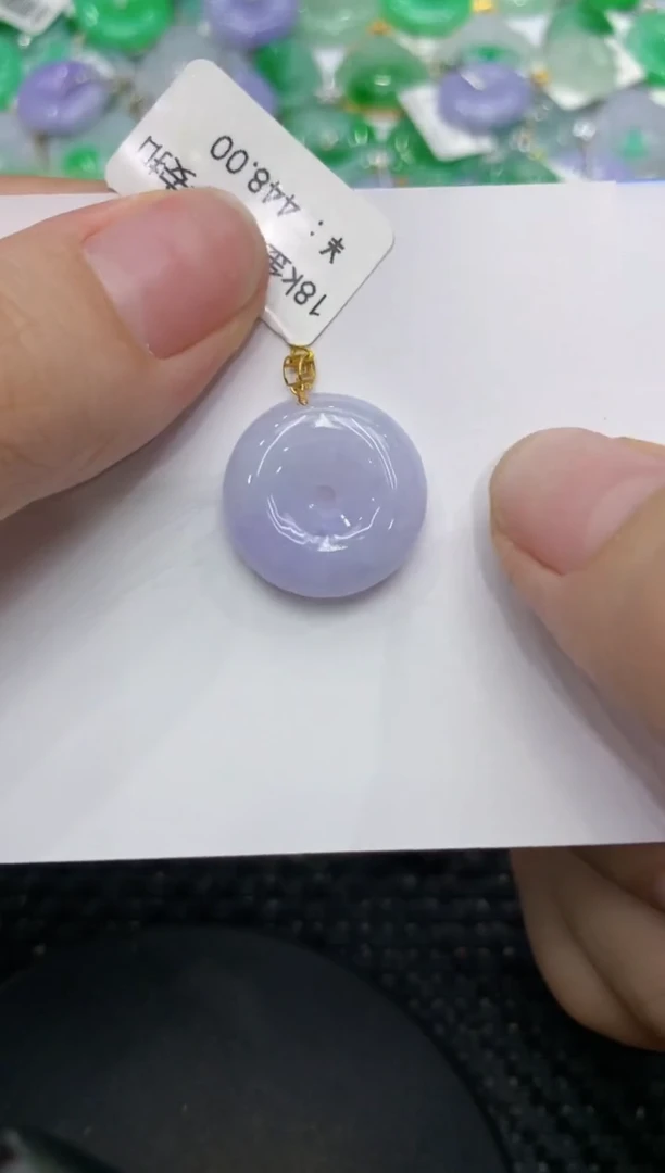 【闪购商品】翡翠颈饰18K金镶嵌111111111111