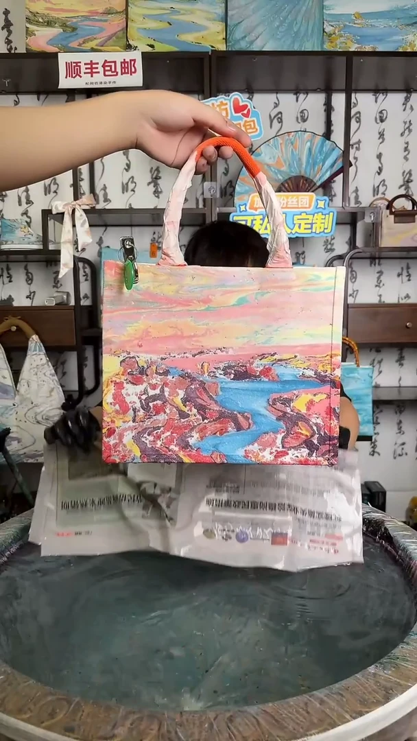 帆布中号托特包580号