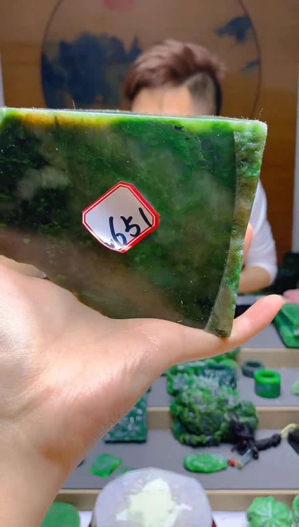 【闪购商品】和田玉（碧玉）珠宝半成品未镶嵌1