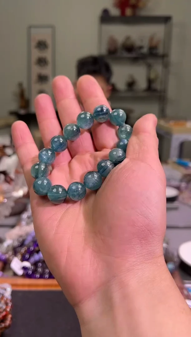 【闪购商品】锂辉石手串未镶嵌蓝绿晶
