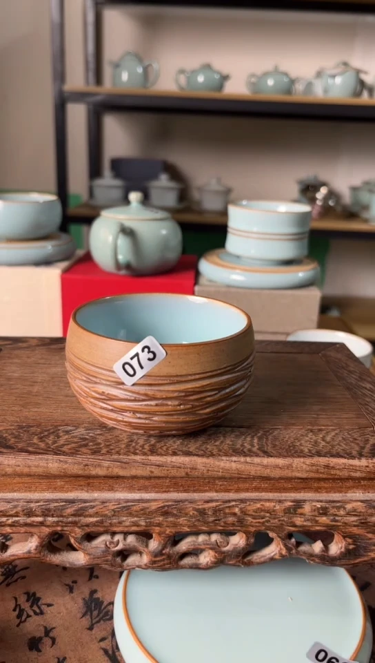 杯073号重工禅定杯微微不完美不开片