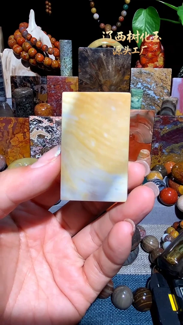 未镶嵌-硅化玉天然北票硅化玉吊坠