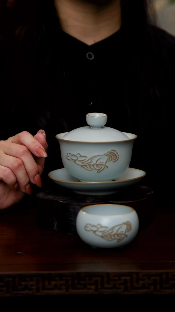 杯直播间隐藏福利！！拈花手禅缘盖碗*1+禅缘小杯*1钜惠福利！！