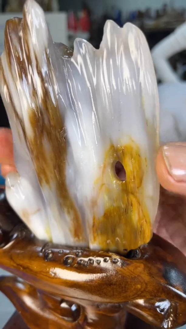 未镶嵌摆件硅化玉51